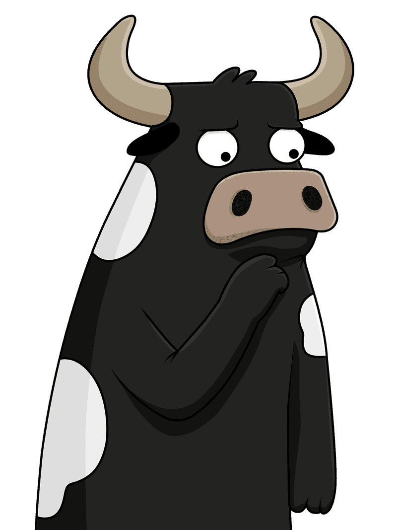 Mascot Cow Black